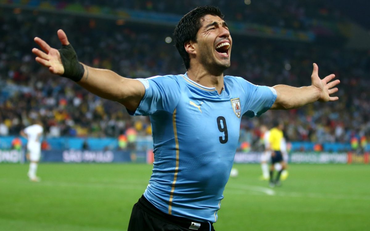 Luis Suarez Uruguai koondise särgis
